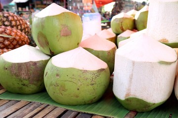 Coconut at street food