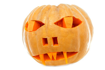 Halloween Pumpkin isolated on white background