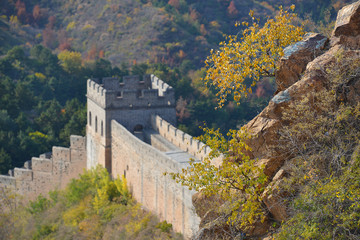 The famous great wall of China - Jinshanling section