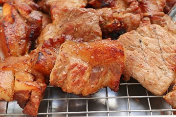 pork roast on street food