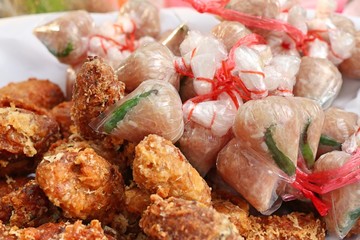 Fermented pork with fried rice spicy