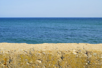 コンクリート　海　空　素材