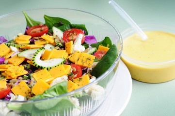 House Salad with Honey Mustard Dressing