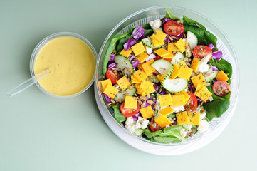 House Salad with Honey Mustard Dressing