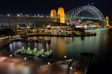 Fototapeta na wymiar Sydney harbour bridge