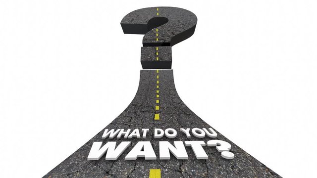 What Do You Want Question Mark Road 3d Animation