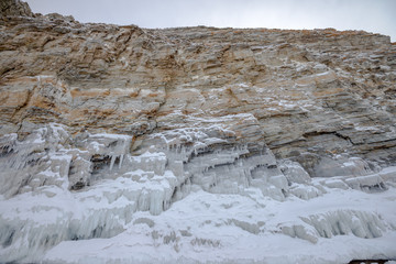 The Ice of Lake Baikal, Russia Mar 2018