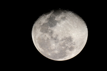 Moon detail as background