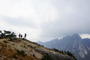 photo taken mountain trekking