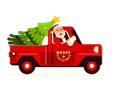 815 BEST Santa Driving Truck IMAGES, STOCK PHOTOS &amp; VECTORS | Adobe Stock