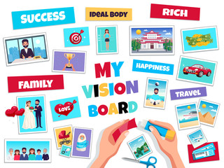 Dreams Vision Board Concept