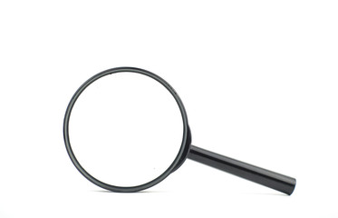 magnifying glass isolated on white background
