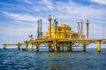 The Petroleum Loading Station in Thai Gulf