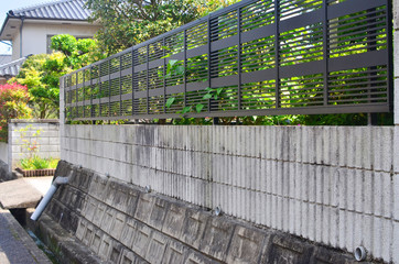 Fototapeta premium 住宅の塀