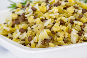 rice and lentils