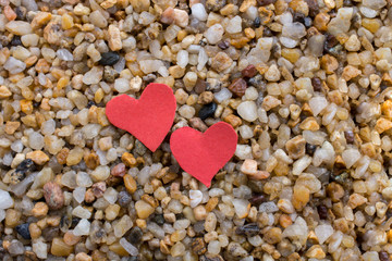  Love concept with heart shaped icon