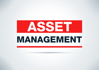 Asset Management Abstract Flat Background Design Illustration
