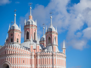 Chesme Neo-Gothic church in St. Petersburg