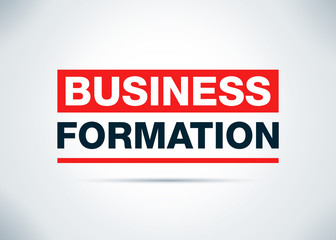 Business Formation Abstract Flat Background Design Illustration