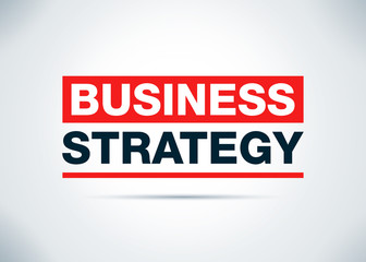 Business Strategy Abstract Flat Background Design Illustration
