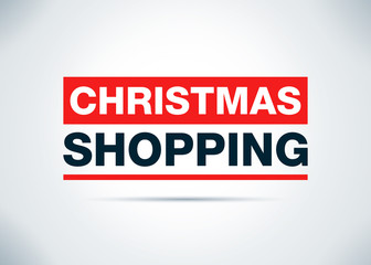 Christmas Shopping Abstract Flat Background Design Illustration