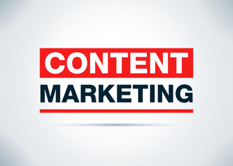 Content Marketing Abstract Flat Background Design Illustration