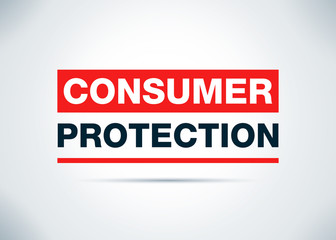 Consumer Protection Abstract Flat Background Design Illustration