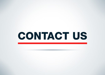 Contact Us Abstract Flat Background Design Illustration