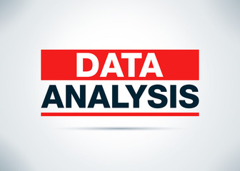 Data Analysis Abstract Flat Background Design Illustration