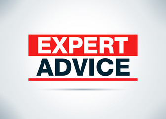 Expert Advice Abstract Flat Background Design Illustration
