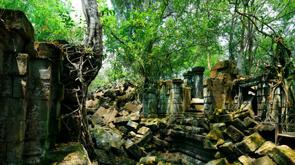 Fototapeta premium Beung meala temple at Angkor wat archaeological park ,Cambodia 
