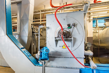 View of the equipment at the plant for the production of rapeseed oil.
