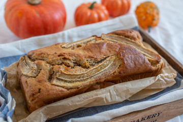Kürbis Bananenbrot 