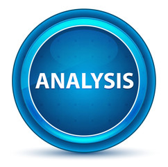 Analysis Eyeball Blue Round Button