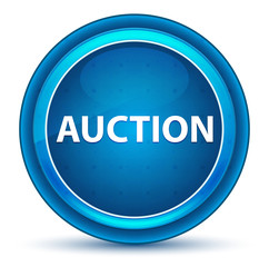 Auction Eyeball Blue Round Button