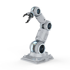 white robotic arm