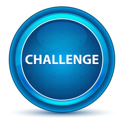 Challenge Eyeball Blue Round Button
