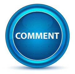Comment Eyeball Blue Round Button