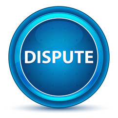 Dispute Eyeball Blue Round Button