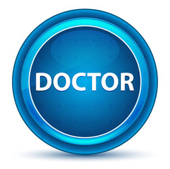 Doctor Eyeball Blue Round Button