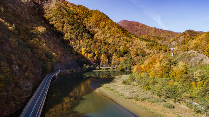 Fototapeta premium Olt Valley River on a sunny day