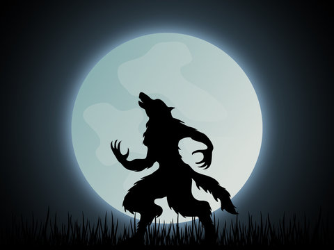 Halloween Werwolf Hintergrund