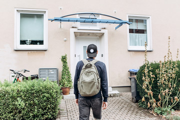 A tourist goes to the guesthouse or hostel in order to stay in a room that he booked or a student...