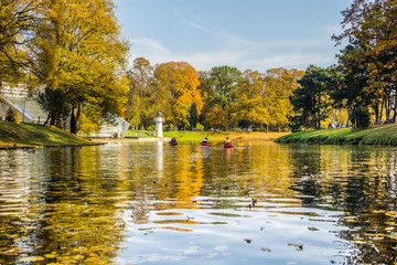 kayak trip on the river Daugava and the canal around the old city, closing the season on October...