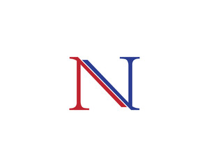 N Letter Logo Template