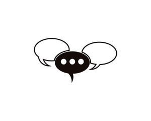 speech bubble icon vector