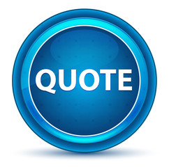 Quote Eyeball Blue Round Button