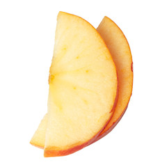 apples on a white background