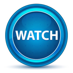 Watch Eyeball Blue Round Button