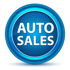 Auto Sales Eyeball Blue Round Button
